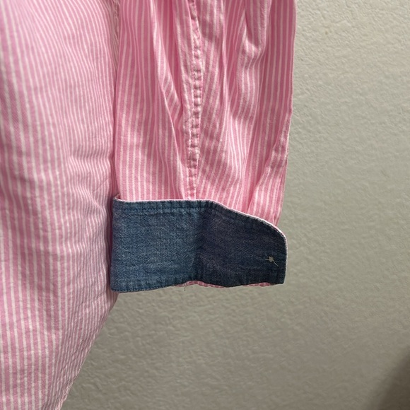 Levi’s Pink Stripes Long Sleeves Shirt - Picture 5 of 6